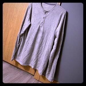 Grey Henley long sleeve
